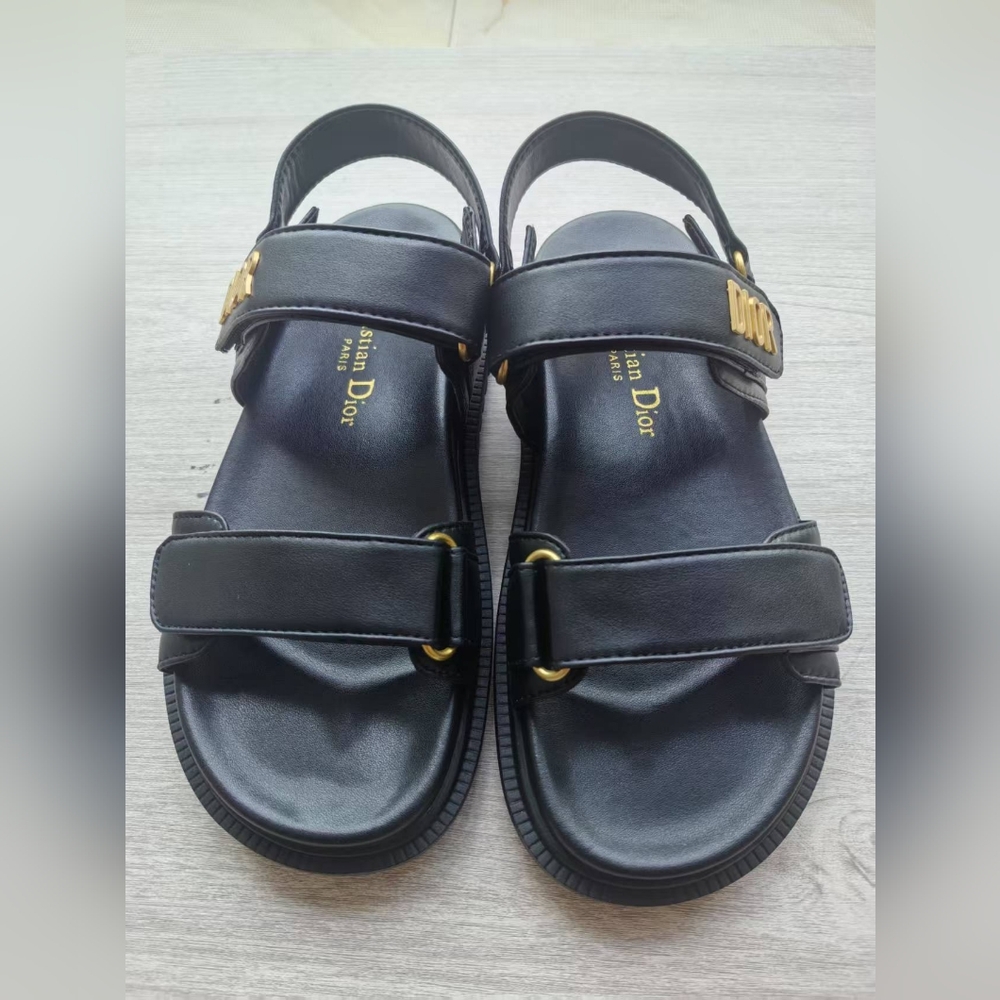 Dior black sandals